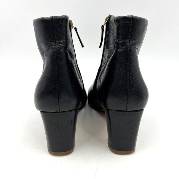 Rupert Sanderson Gracey Boots Black Leather Ankle Booties - Picture 6 of 8